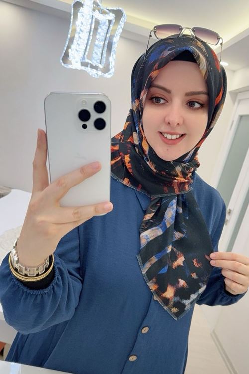 Rüya Koton Eşarp Leopar