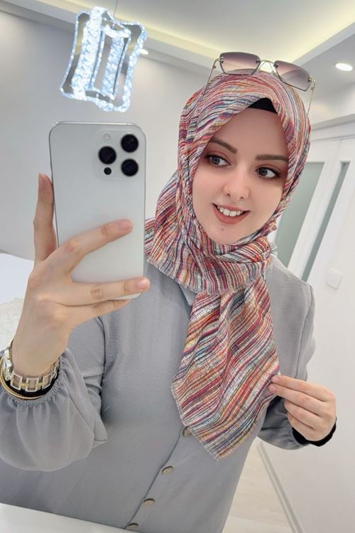 Rüya Koton Eşarp Keşan Modeli