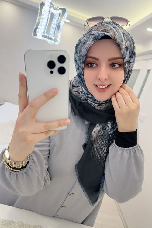 Rüya Koton Eşarp Zeren Modeli