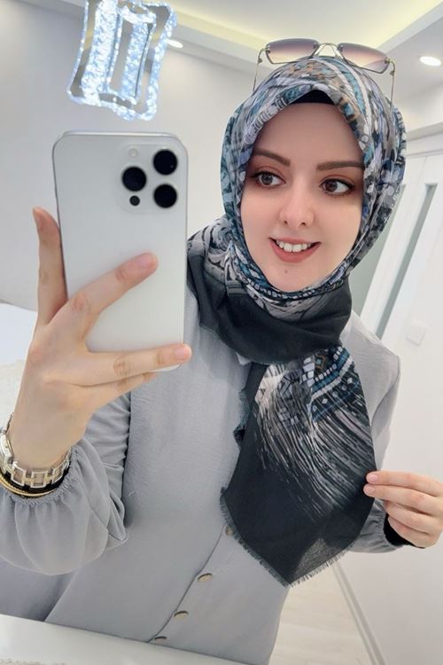 Rüya Koton Eşarp Zeren Modeli