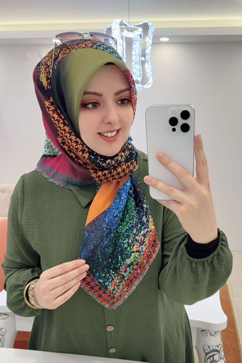 Rüya Koton Eşarp Bal Küpü