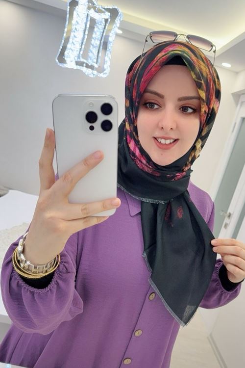 Rüya Koton Eşarp Alev