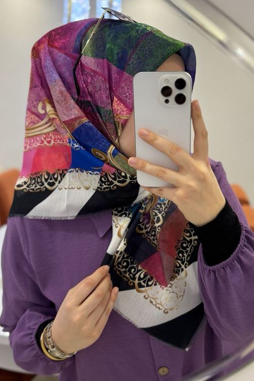 Rüya Koton Eşarp Kristal