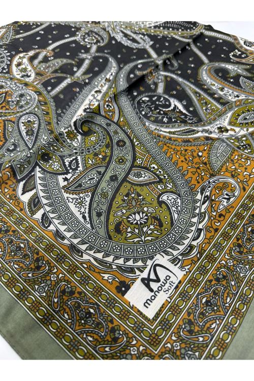 Etnik Etro Desen Soft Eşarp   