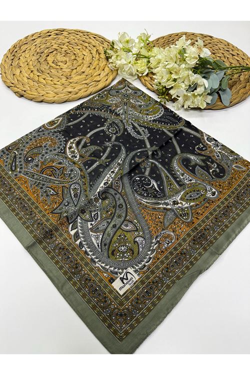 Etnik Etro Desen Soft Eşarp   