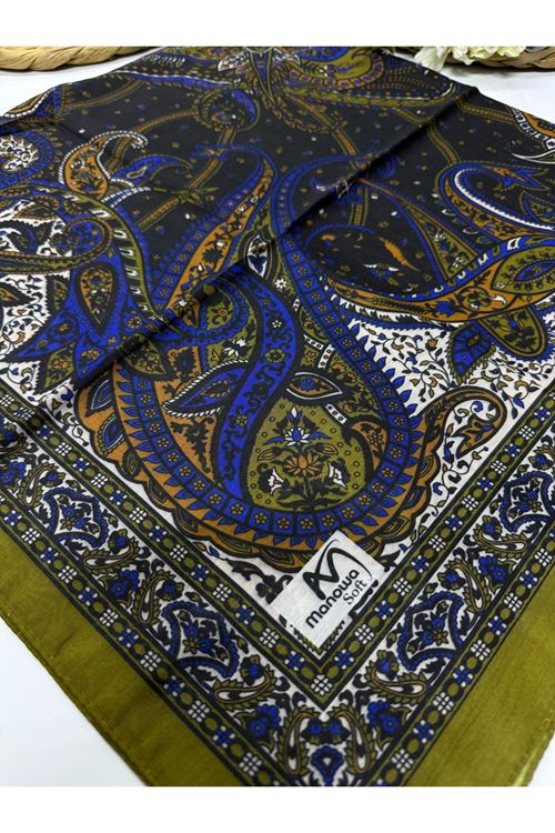 Etnik Etro Desen Soft Eşarp    