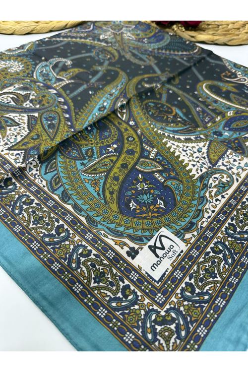 Etnik Etro Desen Soft Eşarp   