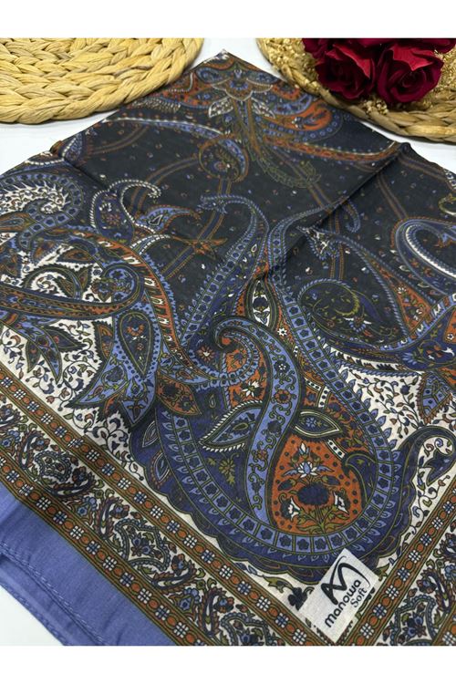 Etnik Etro Desen Soft Eşarp 