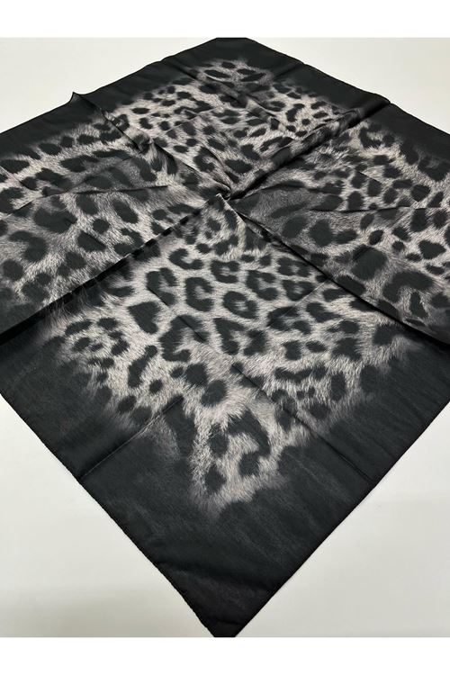 Leopar Desen Soft Eşarp 