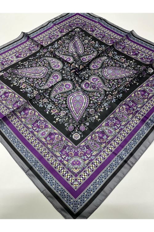 Etnik-Damla Desen Soft Eşarp  