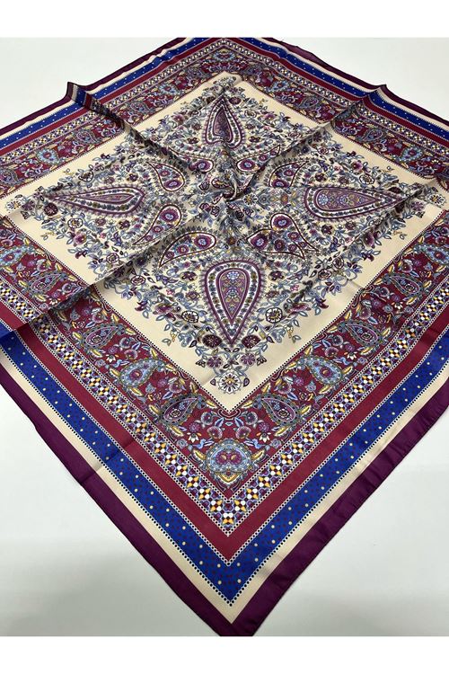 Etnik-Damla Desen Soft Eşarp