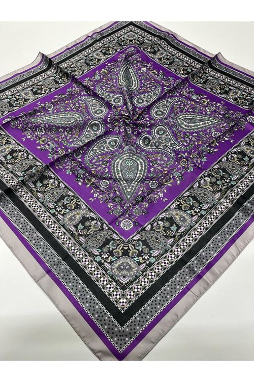 Etnik-Damla Desen Soft Eşarp 