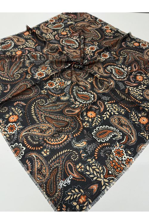 Rüya Koton Eşarp Etnik Desen