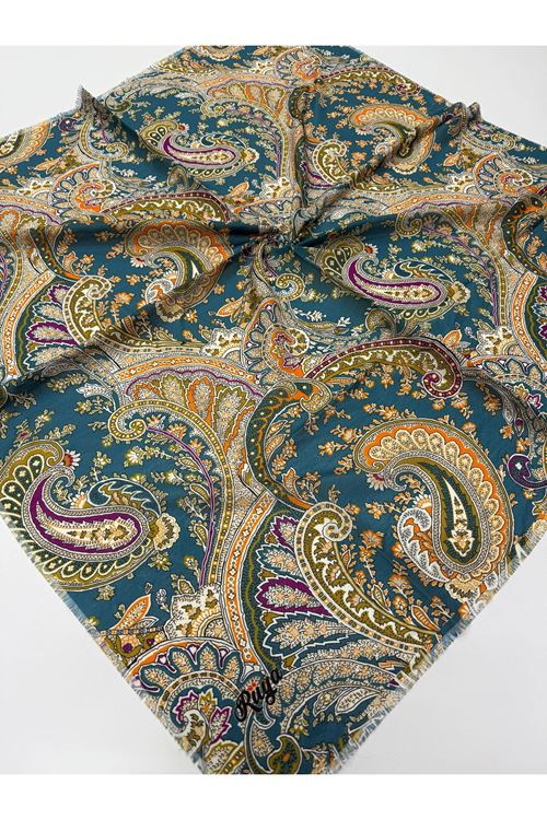 Rüya Koton Eşarp Etnik Desen  