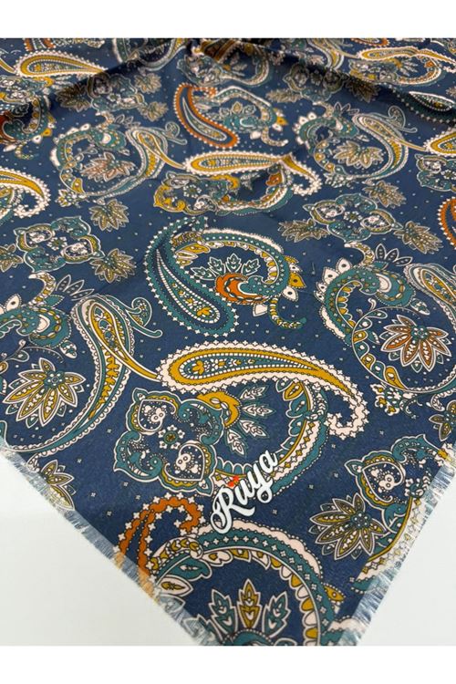 Rüya Koton Eşarp Etnik Desen 