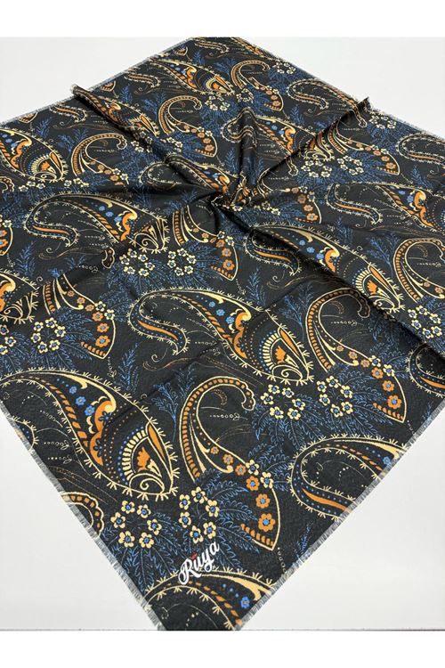 Rüya Koton Eşarp Etnik Şal Desen 