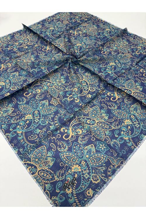 Rüya Koton Eşarp Etnik Desen 