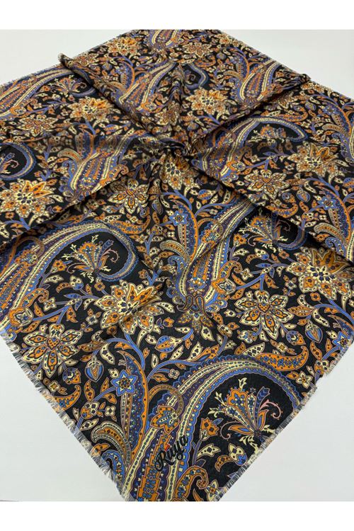 Rüya Koton Eşarp Etnik Desen