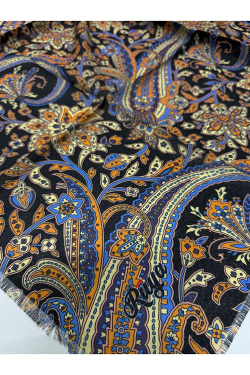 Rüya Koton Eşarp Etnik Desen