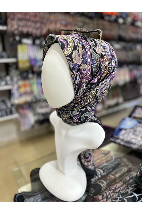 Etnik Şal Desen Soft Eşarp