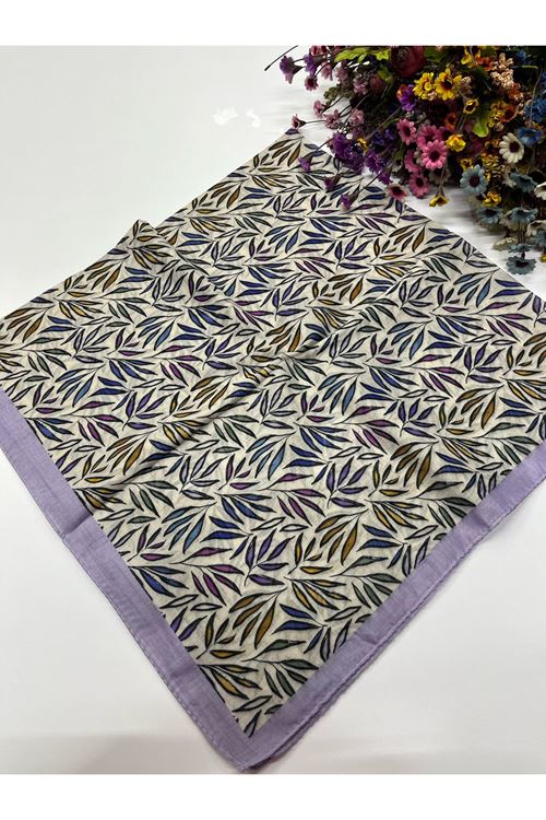 Yaprak Desen Soft Eşarp