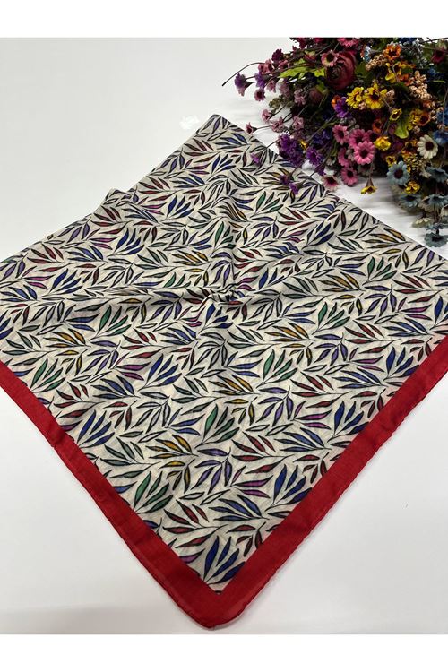 Yaprak Desen Soft Eşarp 