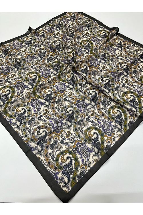 Etnik Şal Desen Soft Eşarp