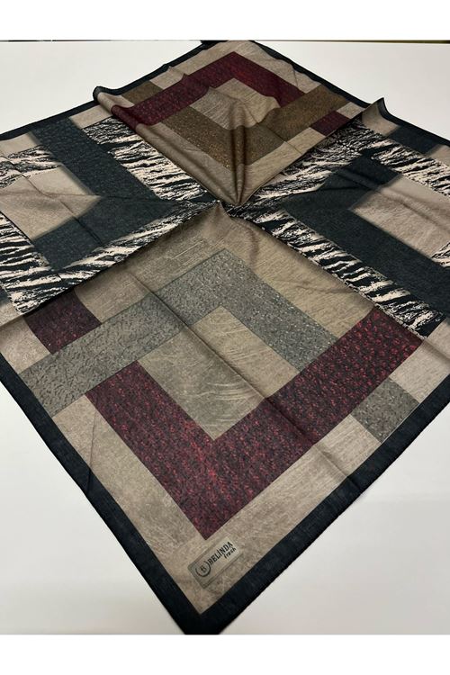 Geometrik Desen Soft Eşarp