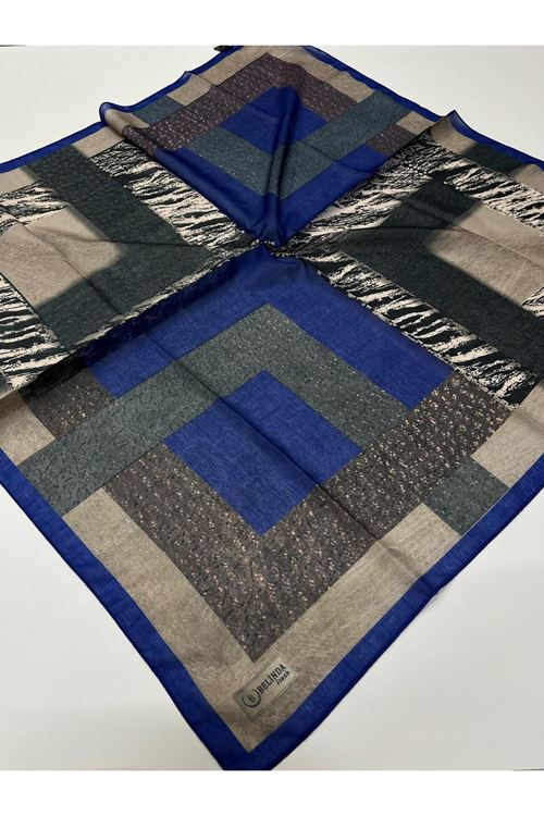 Geometrik Desen Soft Eşarp  