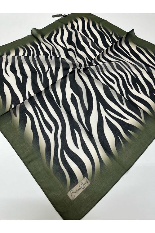 Belinda Zebra Desen Soft Eşarp  