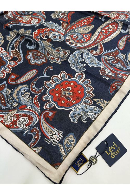 Levidor Kristal Eşarp Etnik (Lacivert) Kod:1280   