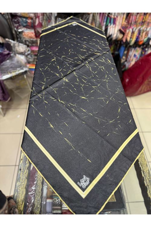 Levidor Kristal Eşarp (Siyah) Kod:1282