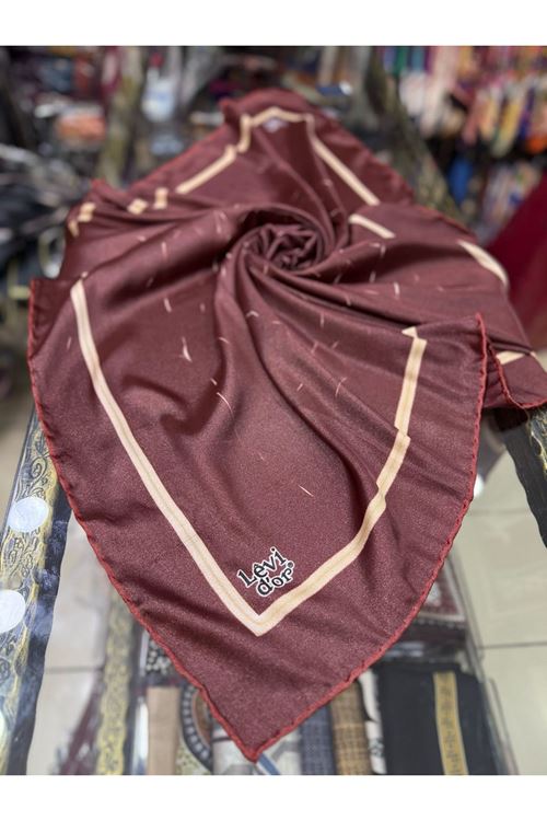 Levidor Kristal Eşarp (Bordo) Kod:1282 