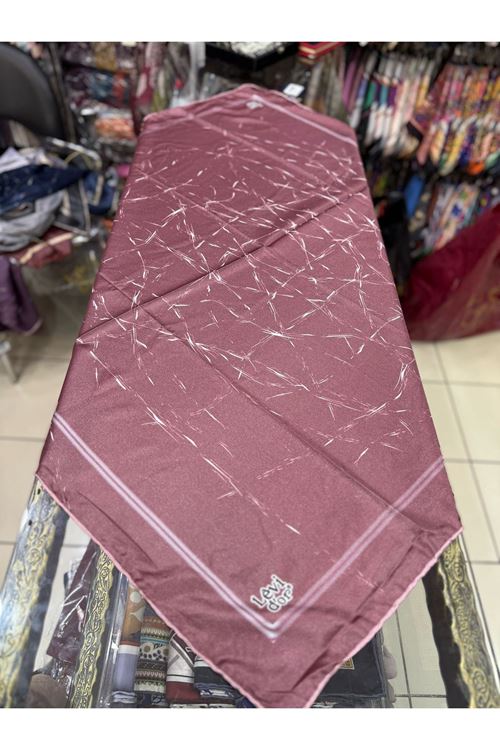 Levidor Kristal Eşarp (Gülkurusu (Açık Bordo)) Kod:1282  