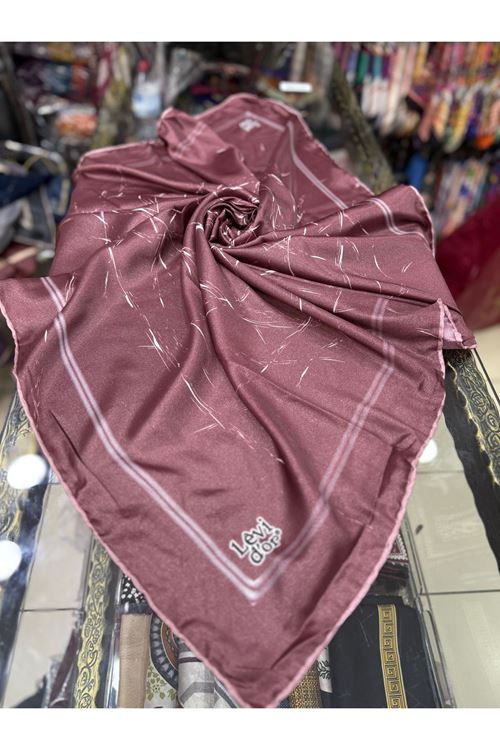 Levidor Kristal Eşarp (Gülkurusu (Açık Bordo)) Kod:1282  