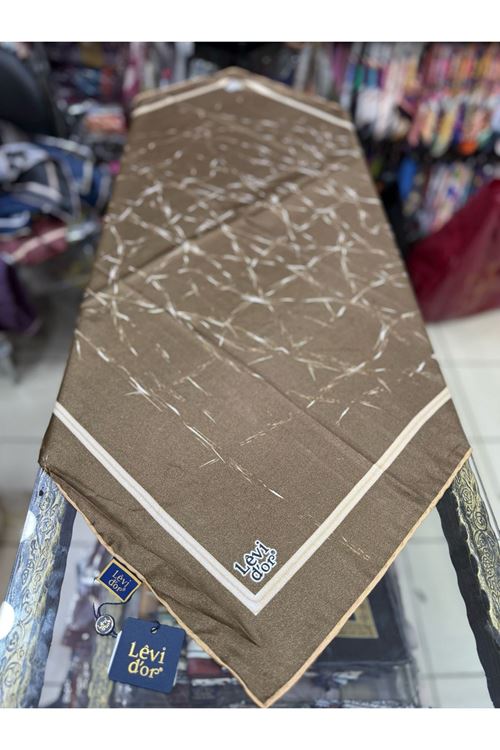 Levidor Kristal Eşarp (Kahve) Kod:1282   