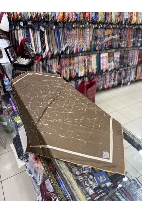 Levidor Kristal Eşarp (Kahve) Kod:1282   