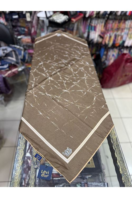 Levidor Kristal Eşarp (Kahve) Kod:1282   