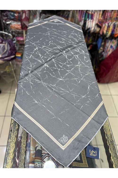 Levidor Kristal Eşarp (Gri) Kod:1282  