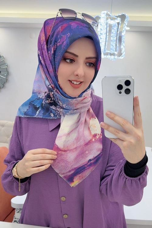 Rüya Koton Eşarp Yağmur