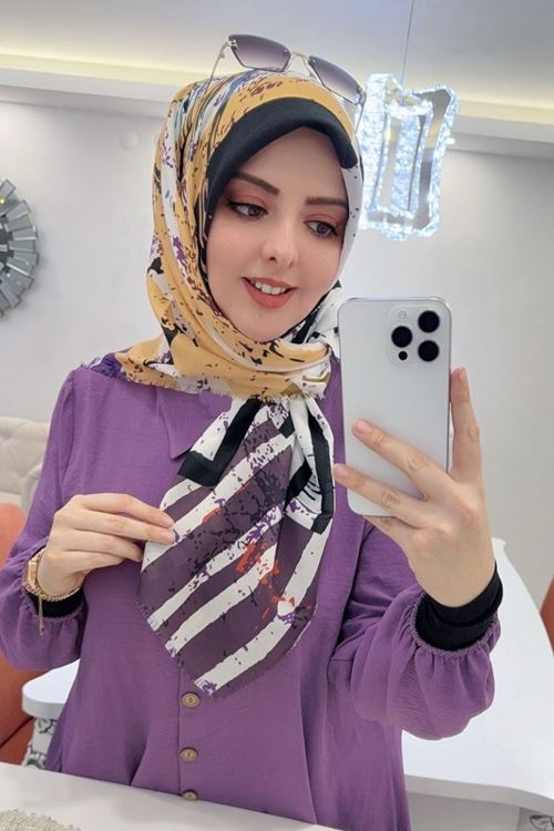 Rüya Koton Eşarp Beliz Model