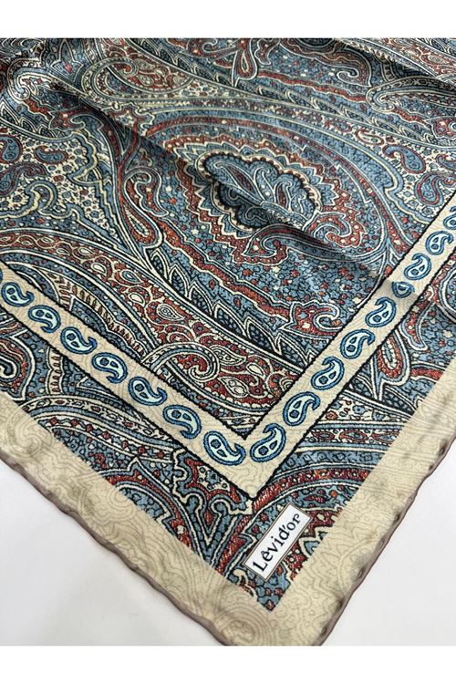 Levidor Hint İpeği Eşarp Kod:1335