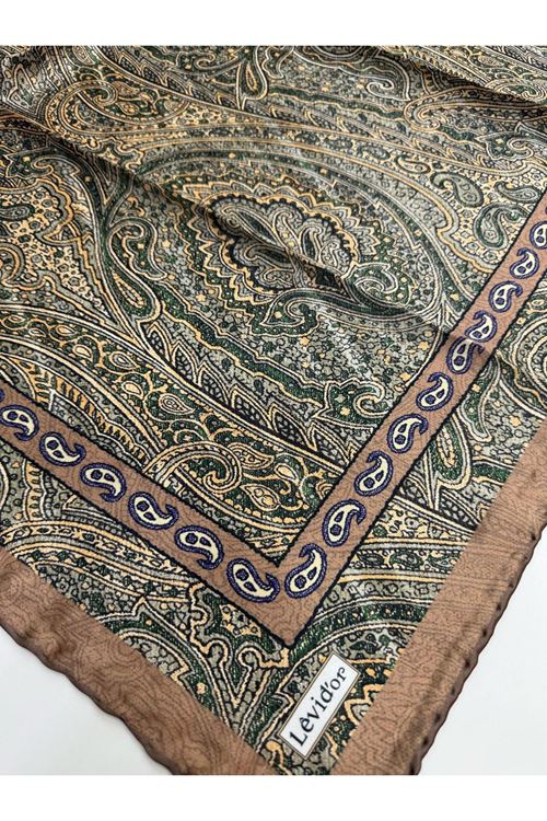 Levidor Hint İpeği Eşarp Kod:1335 