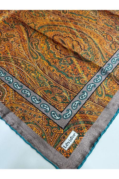 Levidor Hint İpeği Eşarp Kod:1335  