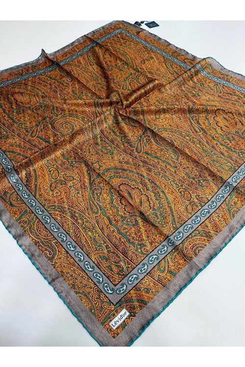 Levidor Hint İpeği Eşarp Kod:1335  