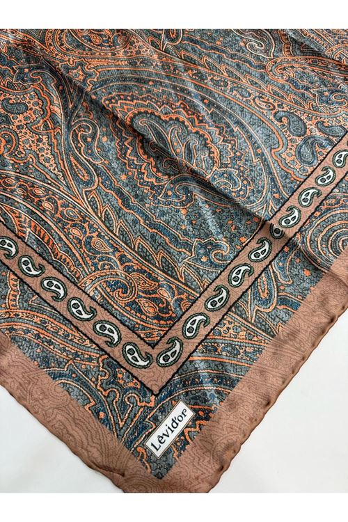 Levidor Hint İpeği Eşarp Kod:1335  