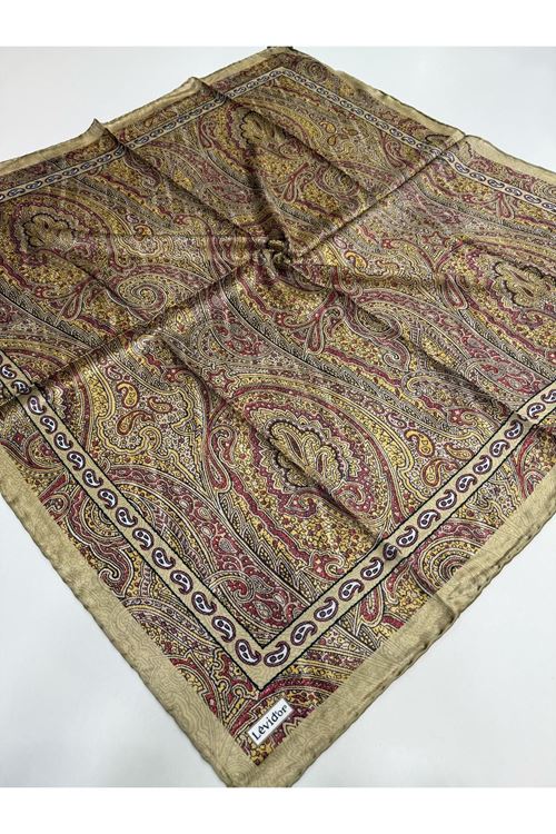 Levidor Hint İpeği Eşarp Kod:1335  