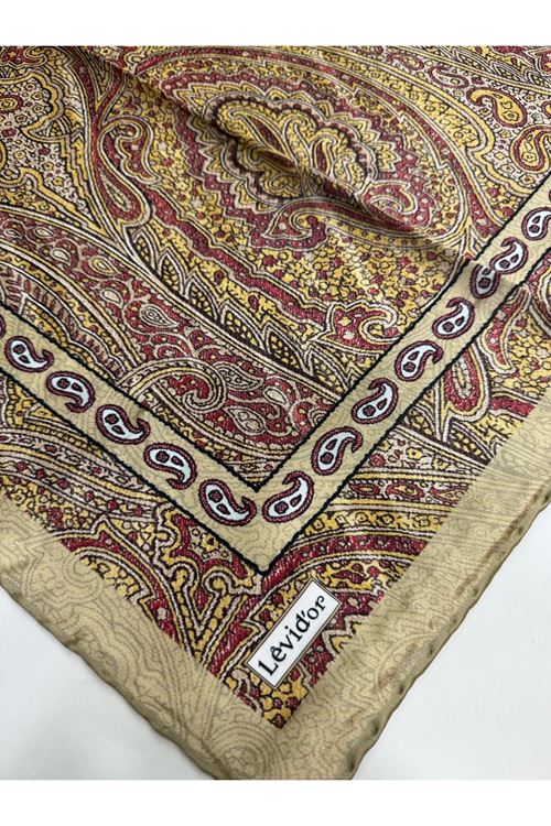 Levidor Hint İpeği Eşarp Kod:1335  