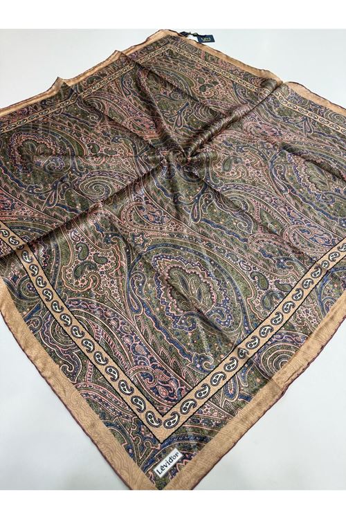 Levidor Hint İpeği Eşarp Kod:1335   