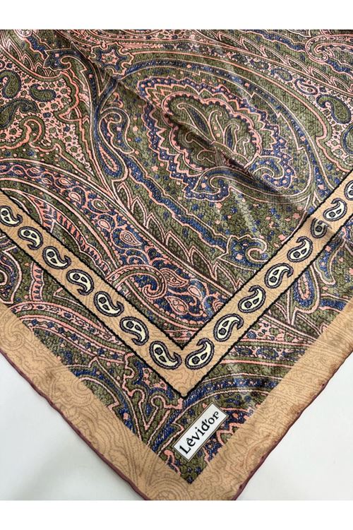 Levidor Hint İpeği Eşarp Kod:1335   